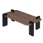 Nordure Mesa de Centro Venezia Walnut y Wood Black